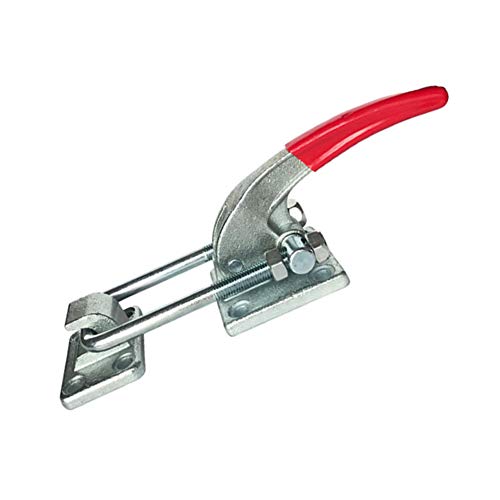 Pince à Bascule à Levier Et Loquet Aramox Modèle 431 - En Acier Carbone, Poignée Rouge - Pour Soudage, Assemblage Mécanique