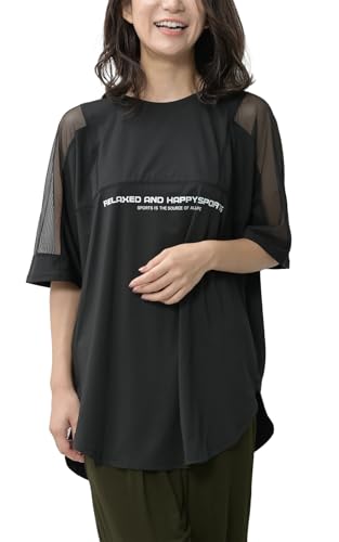 [JANJAM] �傫���T�C�Y ���f�B�[�X T�V���c ���� ���S�v�����g ���b�V���� �J�b�g�\�[ �X�|�[�c�E�F�A �g�b�v�X �u���b�N LL