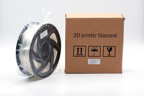 Filamento Flexible Transparente 100% TPU para Impresoras 3D | Alta Calidad y Flexibilidad | 1.75 mm | 95 Shore A | +/- 0.03 mm | 2 kg - Fernando Cortés