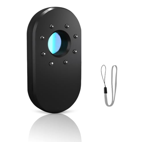 JIASHA Détecteur de Caméra Cachée,Micro Espion Détecteur,Anti-Espion,GPS Tracker,Détecteur RF sans Fil, Detecteur de Camera et Micro Espion pour Bureau, Hôtel, Maison, Alarme de Sécurité