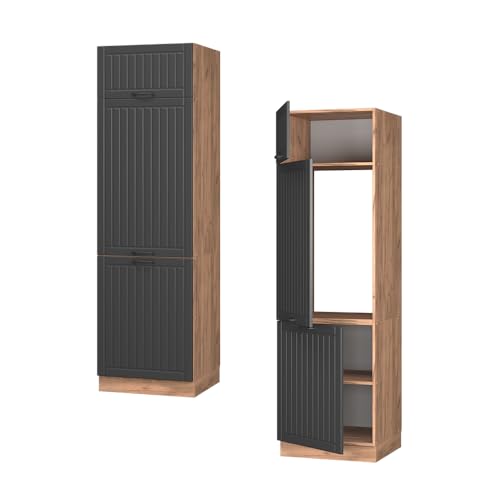 Vicco Armadio Frigorifero Grigio Scuro 60 Cm - 5