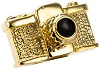 Knighthood Camera Lapel Pin Brooch (Gold) image 5