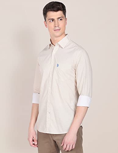 Image of U.S. POLO ASSN. Men's Cotton Regular Fit Shirt