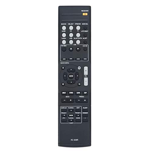 RC-928R RC928R Replace Remote Control fit for Onkyo AV Receiver Amplifier TX-SR353 HT-S3800 HT-S3900 HT-R397 TX-SR373 HT-P395 RC-909R TXSR353 HTS3800 HTS3800 HTS3900 HTR397 TXSR373 HTP395