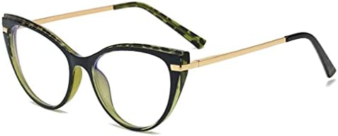 LJCZKA Katzenaugen Brille Ohne Strke Damen Blaue Licht Blockieren Brille Retro Blaulicht Brille Blaulichtfilter fr PC, TV and Handy