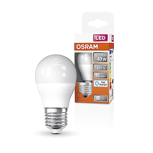 Lampada LED Classic A40 a stella LED per presa E27 forma della pera FR diurna 6500k sostituzione di lampadine da 40w convenzionali non dimmerabile pacchetto da 6 470 ansi lumen bianco