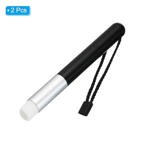 PATIKIL Ink Blending Brushes Mini for Card Making 2 Pcs Small Ink Painting Blending Brushes Tool for Craft Drawing Stamping DIY Black Silver - Image 3
