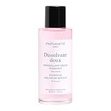 Manucurist - Solvente Delicato Green & Active, Levasmalto Senza Acetone, Rimuove Smalto in 30 Secondi, 98,5% Origine Naturale, Vitamine C ed E - 100 ml