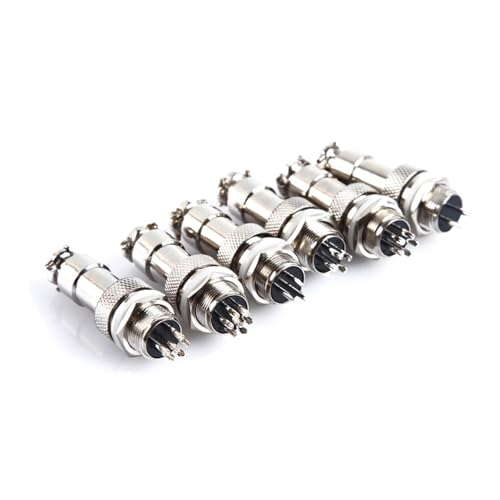 Conector de aviación GX12-3 de 3 pines y 12mm 10 sets miniatura 2