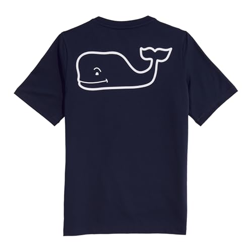 vineyard vines Boys' Whale Outline Short-Sleeve Harbor Performance Tee
