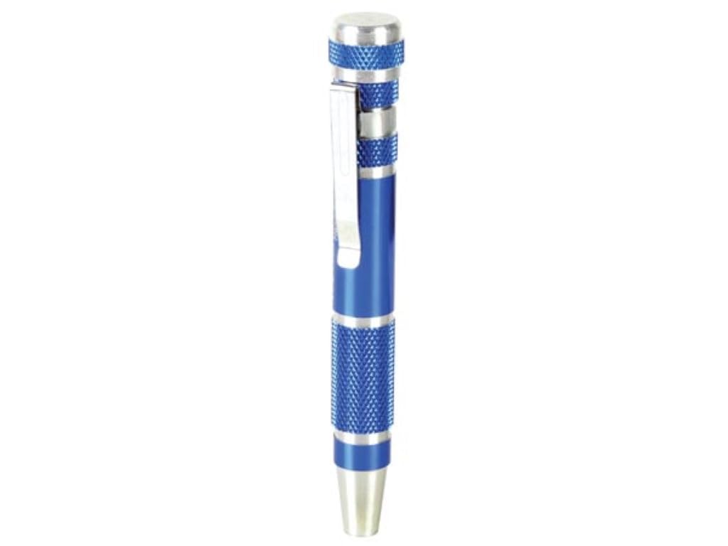 Velleman Precyzyjny śrubokręt, 9 w 1, Chrome-Vanadium, niemagnetyczne, niebieskie