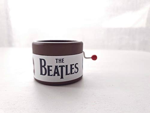 Caja de música marrón de los Beatles. Canción Yesterday