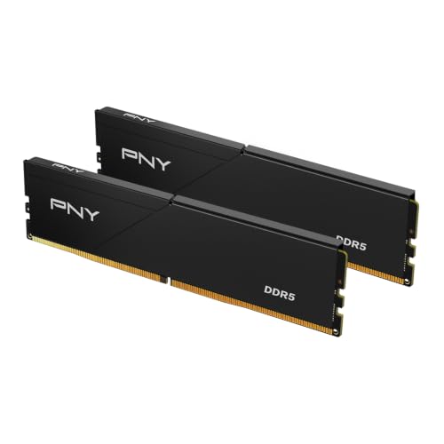 Image of PNY DDR5 32GB (2x16GB) 5600MHz CL46 Low Profile Desktop Memory Kit | PC5-44800, CL46, 1.1V, 288-Pin, RAM, Compatible: 5200MHz, 4800MHz - MD32GK2D5560046LP
