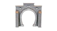 NOCH® vorkoloriertes 1-gleisiges Profi Plus Tunnel-Portal in H0: 13,5 x 12,5 cm