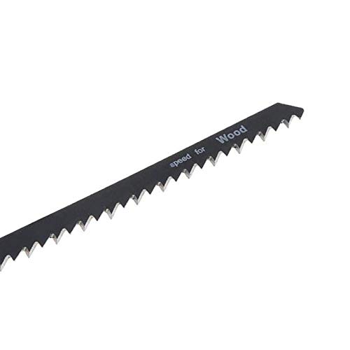 Metal Cutting Jig Blades, 5pcs 6T Jigsaw Blade Cutting Tool Fast Straight Cutting Wood Sheet Panels Extra Long T344D TOP 152mm Woodworking Tool