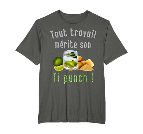 Apéro Alcool Entre Amis Humour Vacances Caraïbes Ti-Punch T-Shirt