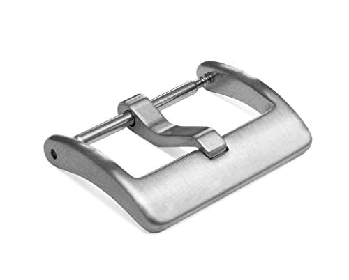 torbollo Watch Band Buckle, Black/Rose Gold/Silver/Gold Stainless Steel Watch Clasp Tang Buckle 16-24mm