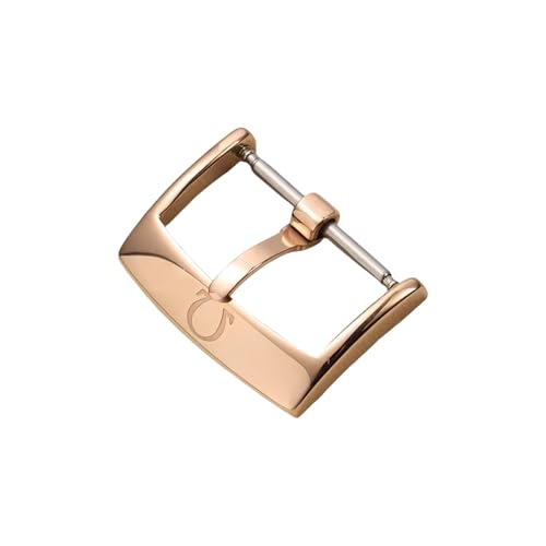 ROUHO Mujer Hebilla Correa Reloj Acero Inoxidable Pasador Reparación Accesorio Reloj para Omega De Ville Speedmaster Seamaster-Oro Rosa 20mm ROUHO Mujer Hebilla Correa Reloj Acero Inoxidable Pasador Reparación Accesorio Reloj para Omega De Ville Speedmaster Seamaster-Oro Rosa 20mm