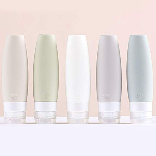 Beaupretty 3 Pcs Subpackaging Bottles Frascos Silicone Vazios Recipientes Armazenamento RecarregáVei