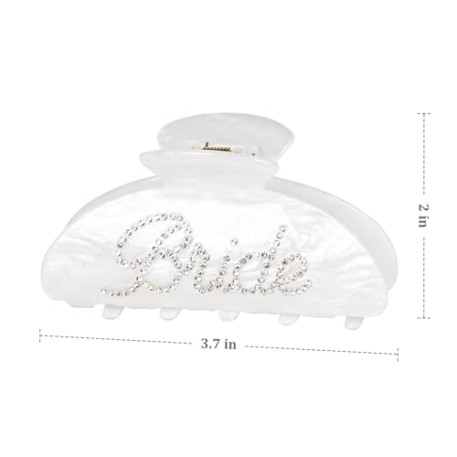 Bride Hair Claw Clip – Bride to Be Gifts, Bachelorette Party Accessories, Bridal Shower Gifts for Wedding