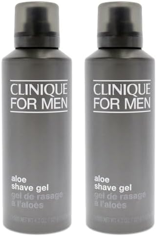 Clinique for Men, Gel de Afeitar con Aloe, 125 ml (Paquete de 2)