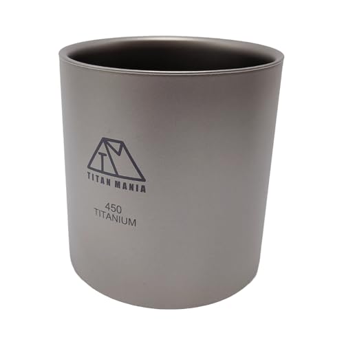 TITAN MANIA チタン製ダブルウォールタンブラー LLサイズ450ml
