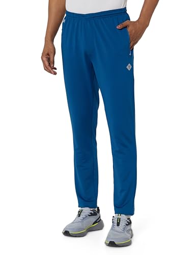 Image of Van Heusen Men's Regular Fit Mid Rise Active Sports Swift Dry Trackpants - 4 Way Stretch, Lightweight