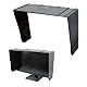Ddisplay Monitor Sonnenschutz, 17-27 Zoll verstellbarer Monitorhauben-Sonnenschutz, Multifunktions-Bildschirmlichtschranke, allseitig abdeckende Display-Sonnenblende for Universalmonitore