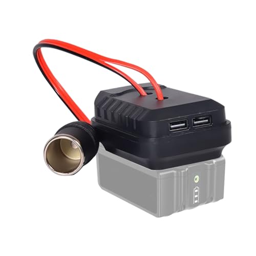 Puerto USB para Encendedor De Cigarrillos 12V | Adaptador De Toma De Mechero para Vehículo - Portátil para Camping Carretera Moto Camión RV Conducción Exterior