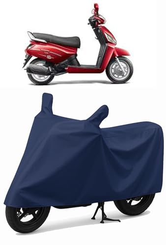 Image of CoverRide Heavy Duty Waterproof Scooty & Bike Cover for Mahindra Gusto - UV Resistant, Dustproof & Rain Protection, All-Weather Outdoor Cover for Bikes & Scooty with Buckle Straps