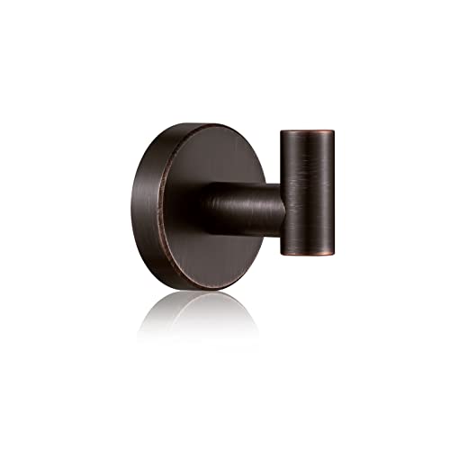 BigBig Home Ganchos de bronze para toalhas, gancho para roupão de banho, esfregado a óleo, gancho para pendurar na parede, rústico, para cozinha