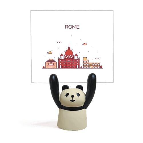 Porte-mémo panda Rome stable pour notes et photos de vacances