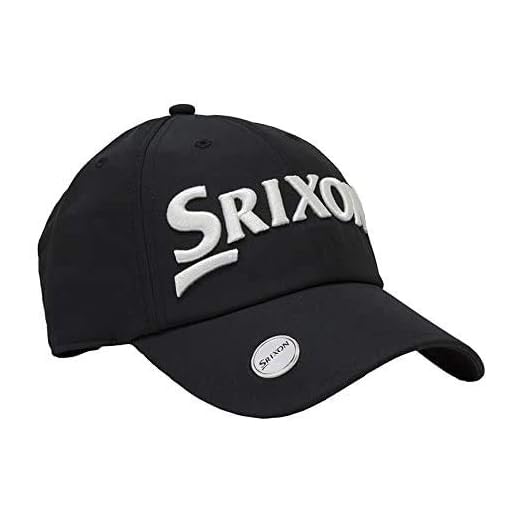 Srixon Men's Ball Marker Cap Black, black, Einheitsgröße