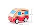Woody Juguete de ambulancia de madera con luz y sonido Imagen de Woody Juguete de ambulancia de madera con luz y sonido