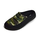 [ウイルソン] 防寒 メンズ ダウンシューズ キルティング ウィンターブーツ サボサンダル ウィンターブーツ 靴 メンズシューズ スリッパ スリッポン 保温 防滑 軽量 Camo LL (26.5-27cm)