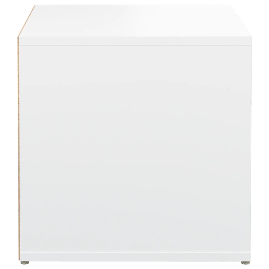 vidaXL Cassetto Contenitore Bianco 40,5x40x40 cm Legno Multistrato