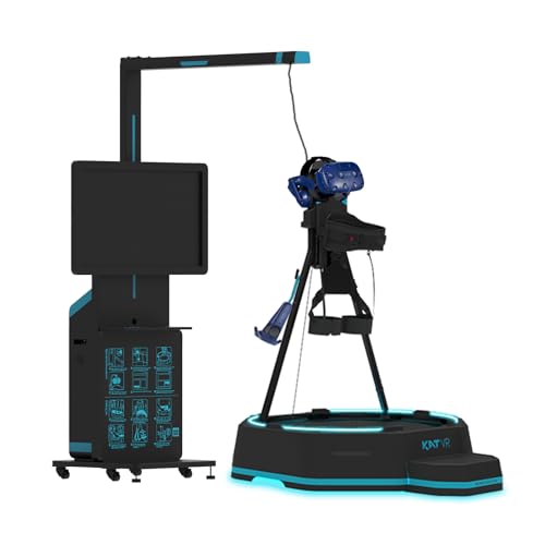 KAT Walk Mini S Commercial VR Treadmill – 1.37㎡ Footprint, I/O Game Launch Panel & MIS...