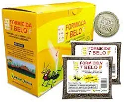 Formicida 7 Belo F - Acabe com as formigas de jardim! (10x50g)