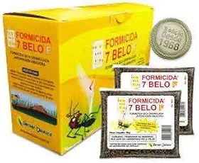 Formicida 7 Belo F - Acabe com as formigas de jardim! (10x50g)