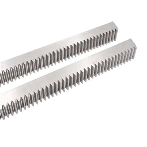 Spur Rack Steel High Precision Transmission Mechanical Gear Rack 2pcs 1/1.5/2/2.5/3 Modulus Straight Gear Rack Length 1500mm Without Hole(2.5M 30x30-1.5m)