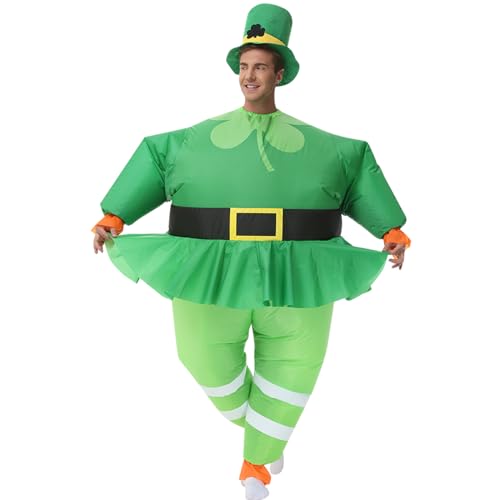 Costume Gonflable Amusant pour Partager des Sourires à la Saint-Patrick