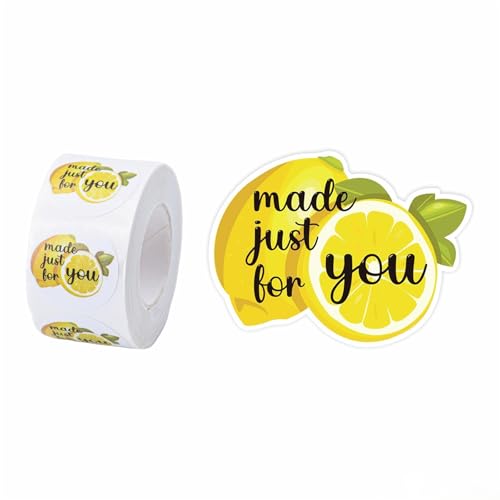 Autocollants Citron Imperméables : Finies les Fournitures de Fête Gâchées par l'Eau