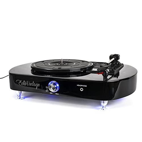 VitrolaToca Discos Luminous Acompanha Disco de Vinil, Iluminação de LED, Saída RCA, 3 Velocidades
