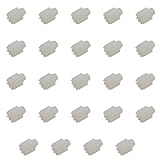 Ruiwaer 24PCS White 9 Tooth 1mm Coreless General Small Motor Gear Replacement Parts Motor Gear Parts Small Motor Gear Replacement Parts for X5C X5C-1 X5SW X5SC X5 RC Quadcopter Drone Motor