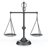 Wenbery Farmhouse Table Libra Scale Decor, 15' H Metal Centerpiece Balance for Justice Home Decorative with Vintage Style
