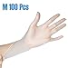 Produktbild Luyao 100Pcs Einwegshandschuhe Transparente PVC Handschuhe Schutzhandschuhe Arbeitsversicherung Industriehandschuhe für Die Küche BBQ Reinigung