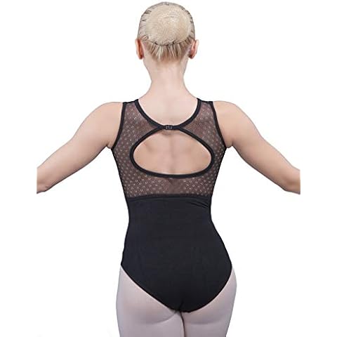 Dance Favourite Hollow Back Ballet Leotards Lace Adult Ballerina Dancewear for Women and Girls Gymnastics 01D0049 (S) Cover