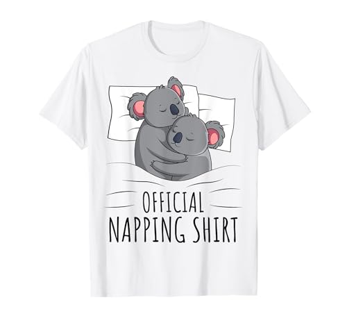 Sleeping Koala Lover Ufficiale Napping Maglietta