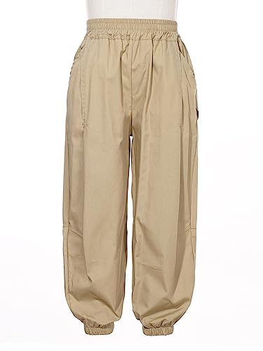 YiZYiF Kids Boys Cargo Pants Elastic Waist Jogging Hiking Camping Athletic Joggers Pants Summer Casual Trousers Sweatpants3