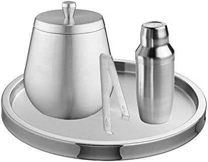 Kraftware 4 Piece Barware Set, Stainless Steel - Thumbnail 3